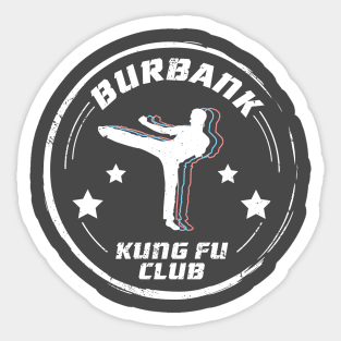 Burbank Kung Fu Club Sticker